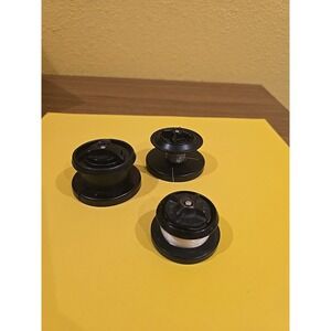 Lot of 3 vintage spare spools for Mitchell Spinning Reels Large & Small‎